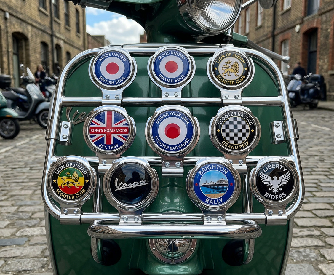 Create Your Own Scooter Bar Badge