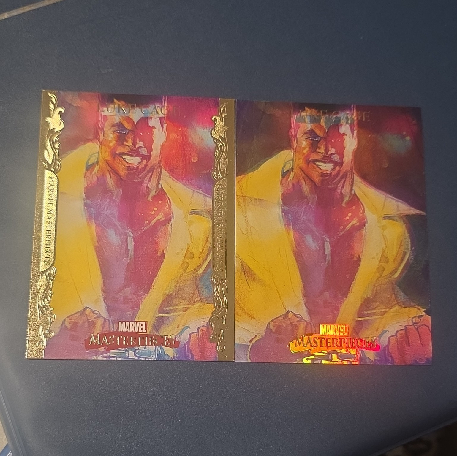 Upper Deck 2018 Marvel Masterpieces Luke Cage Non-Sport Trading Card 2-Card Lot