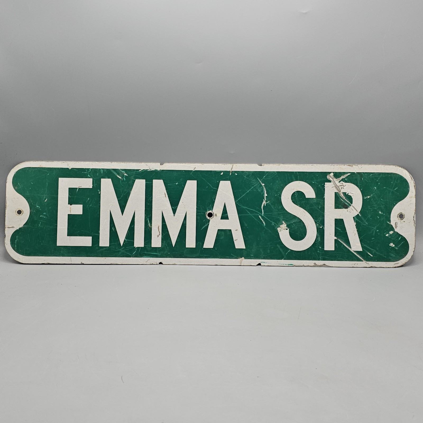 Vintage Emma SR Metal Street Sign 24\