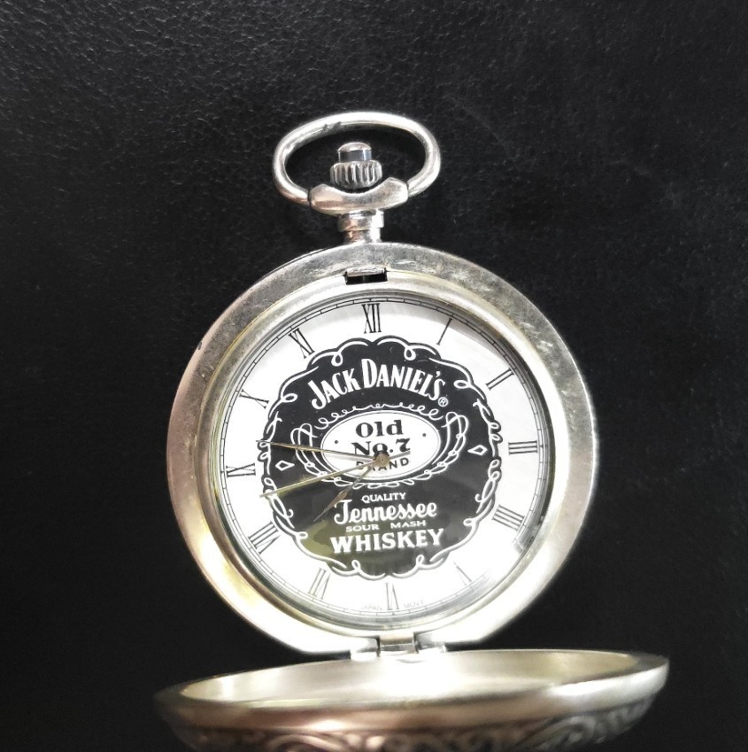 Vintage Jack Daniels Pocket Watch Jasper Newton Old No 7