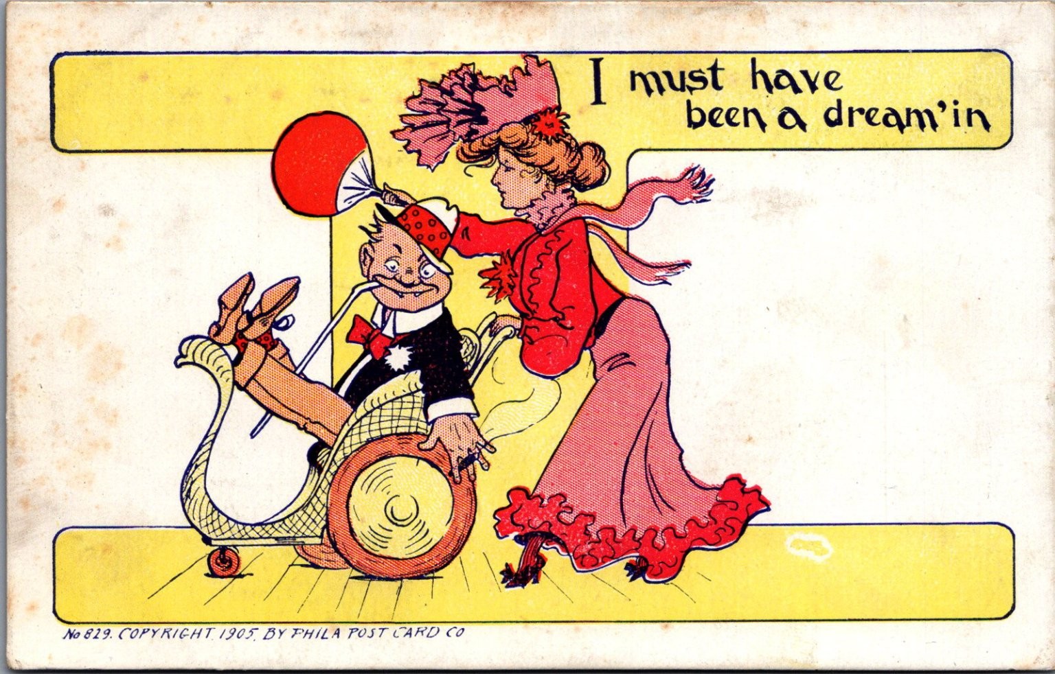 1905 Phila Post Card Co Humorous Comic \