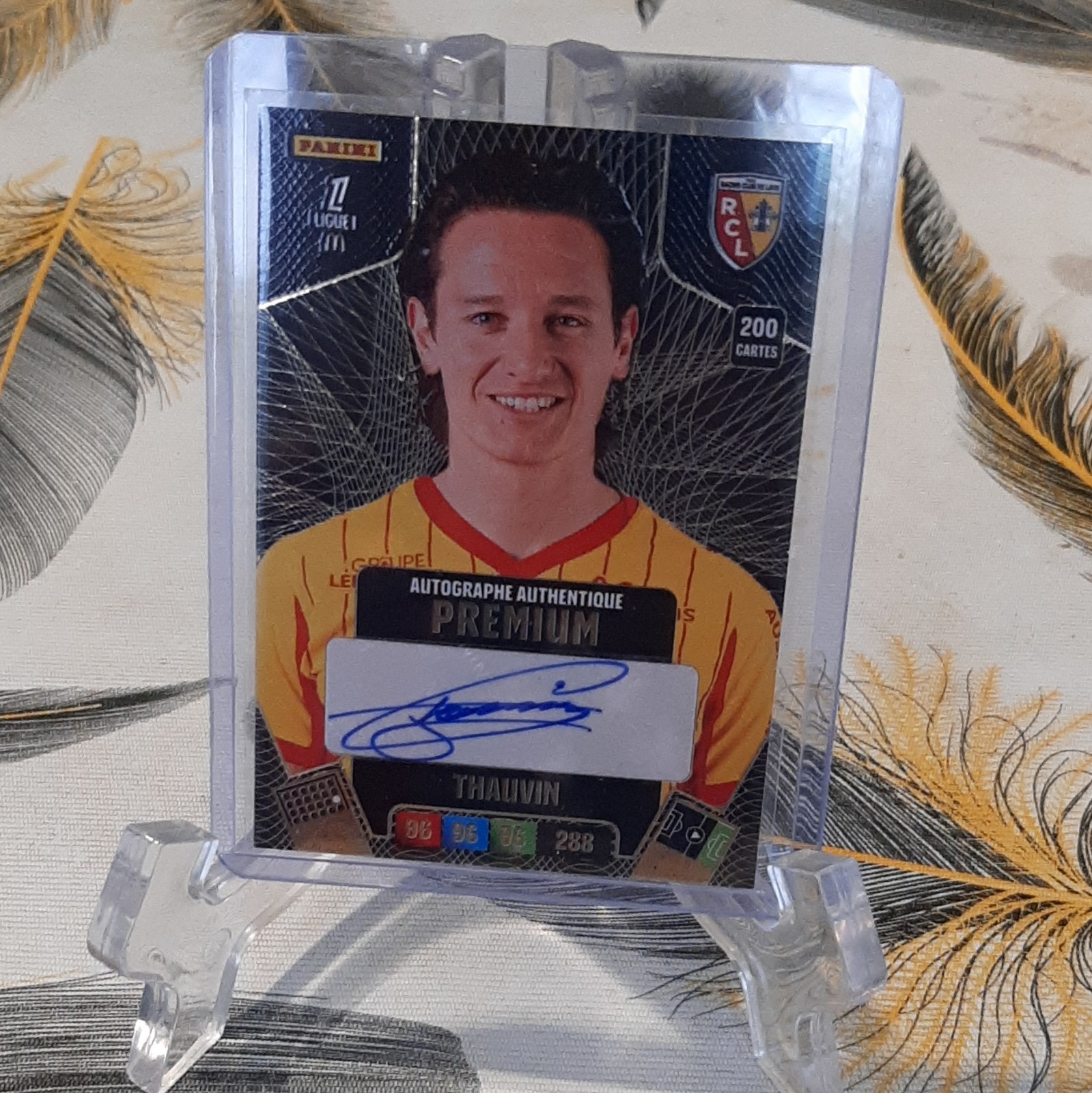 Panini Ligue 1 2026/2027 Thauvin RC Lens Premium Card Autograph Authentic.