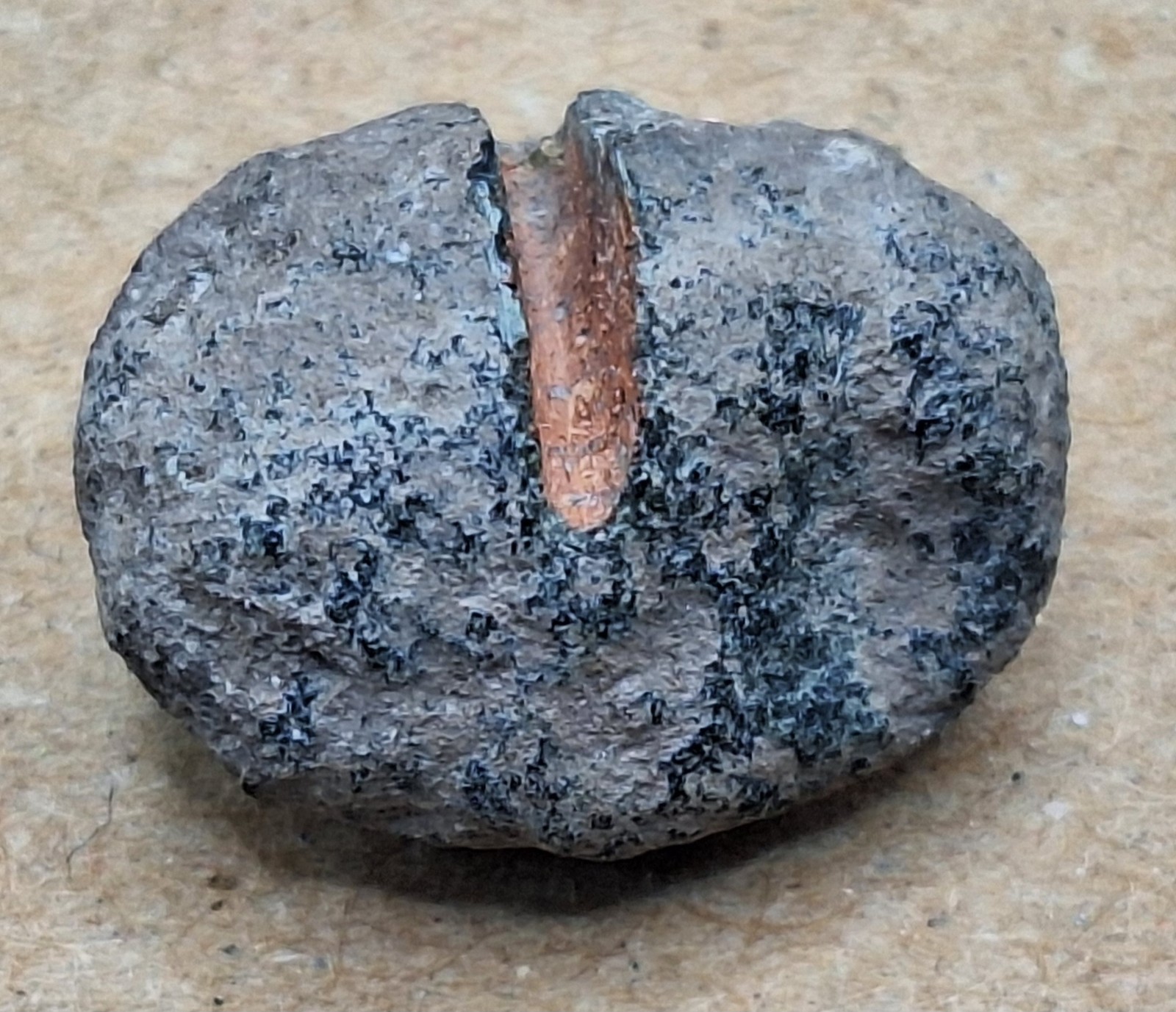 Pure Michigan Native Copper Nugget – Kearsarge Lode, Michigan -Copper Amygdule