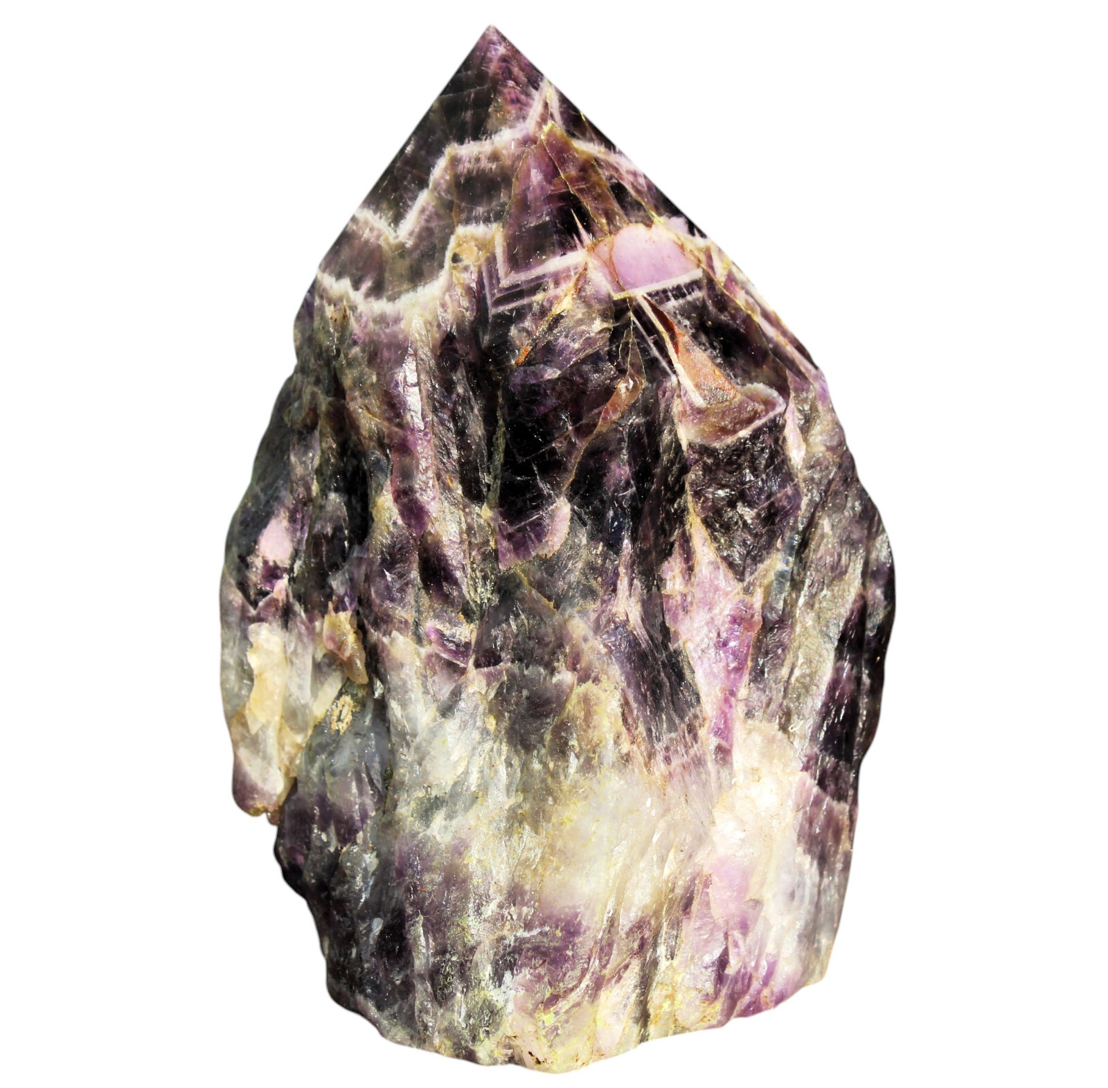 Superb 13cm Blue Amethyst Crystal Quartz Healing Reiki Stone Unshaped Raw Point