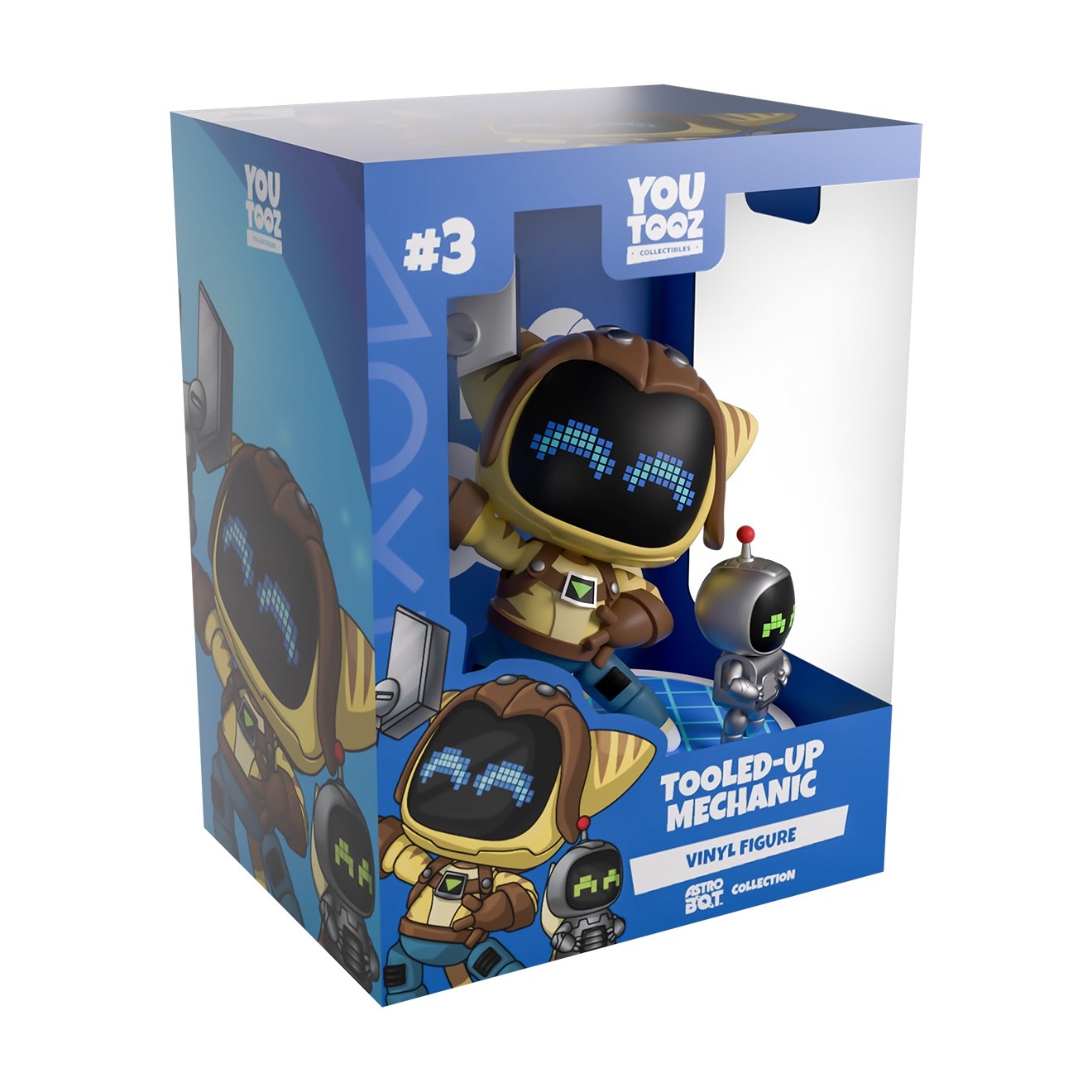 Youtooz - Tooled-Up Mechanic - Astro Bot Ratchet & Clank Figure - PS+ EXCLUSIVE