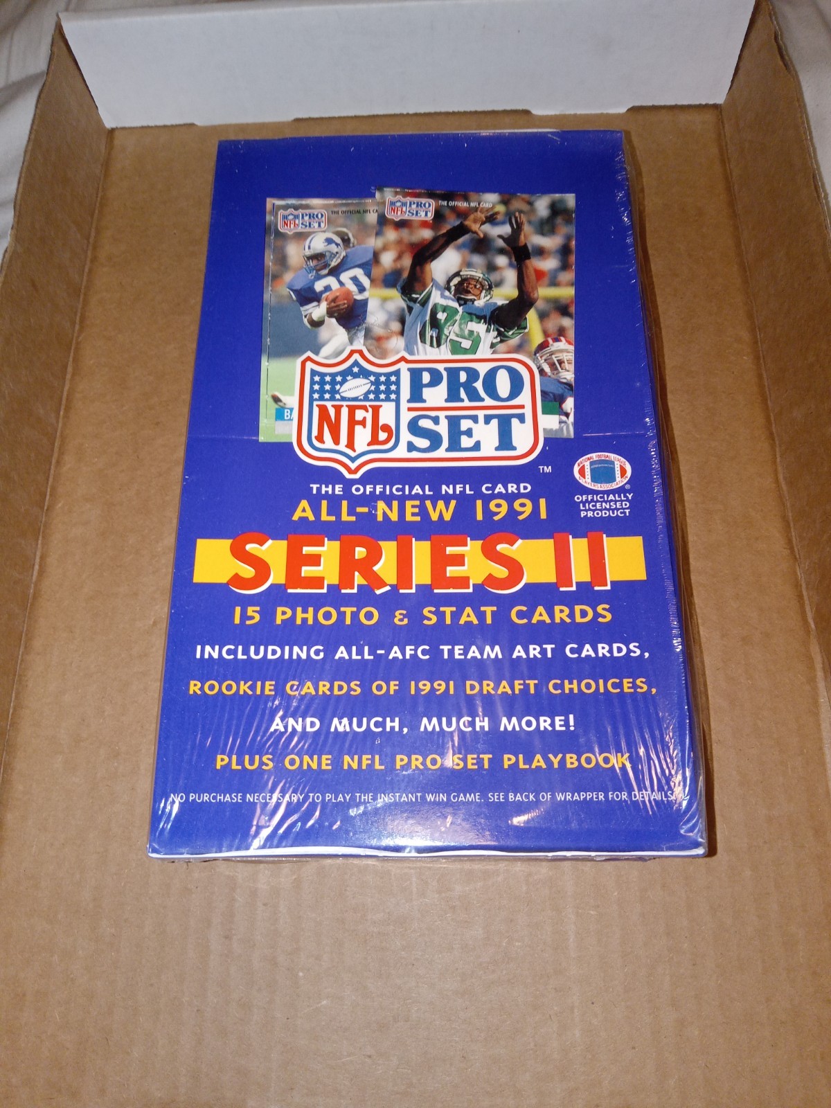 1991 Proset Football  Series 2 Factory Sealed Box
