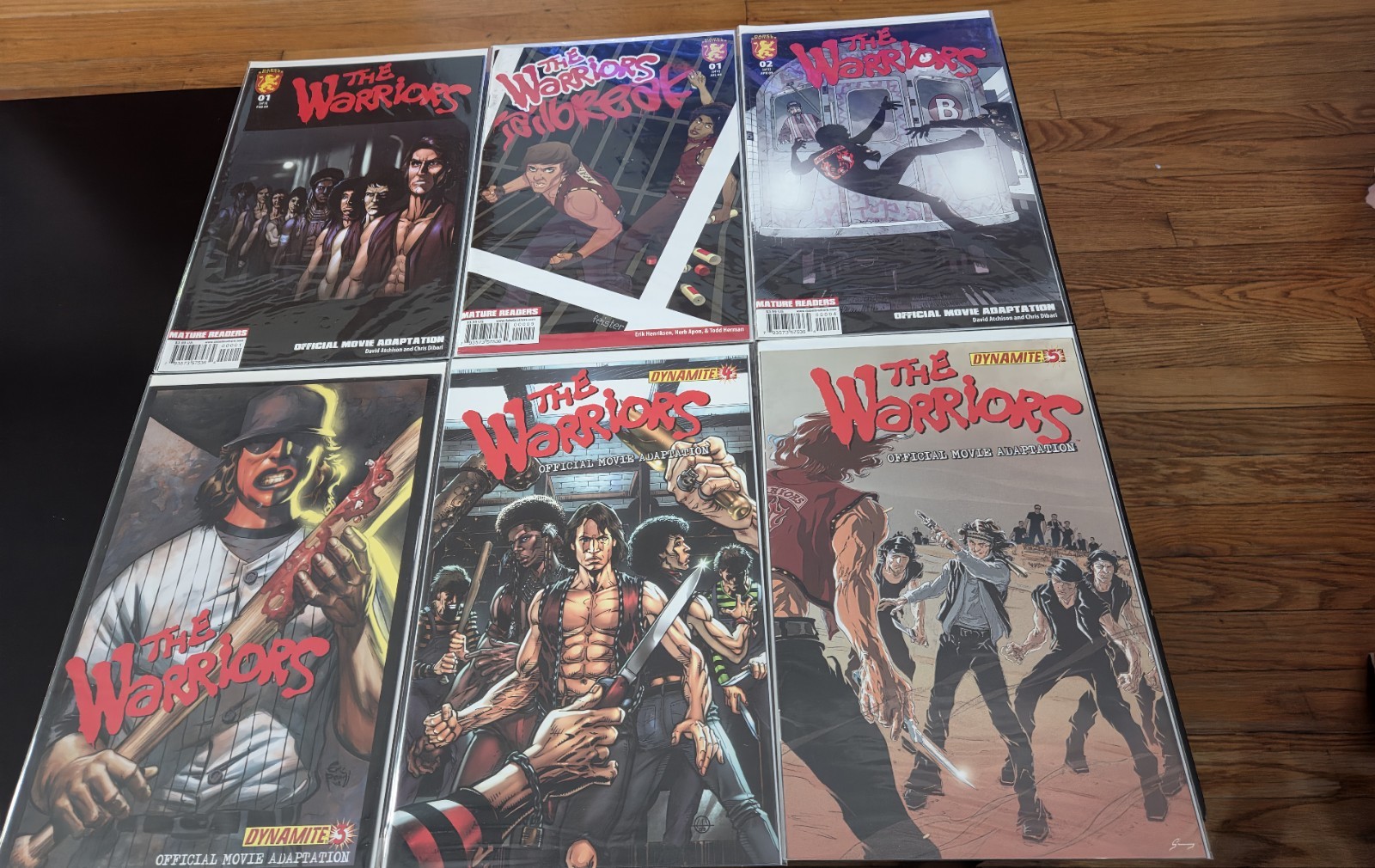 THE WARRIORS OFFICIAL MOVIE ADAPTATION #1-5 SET DABEL DYNAMITE COMICS + VARIANT