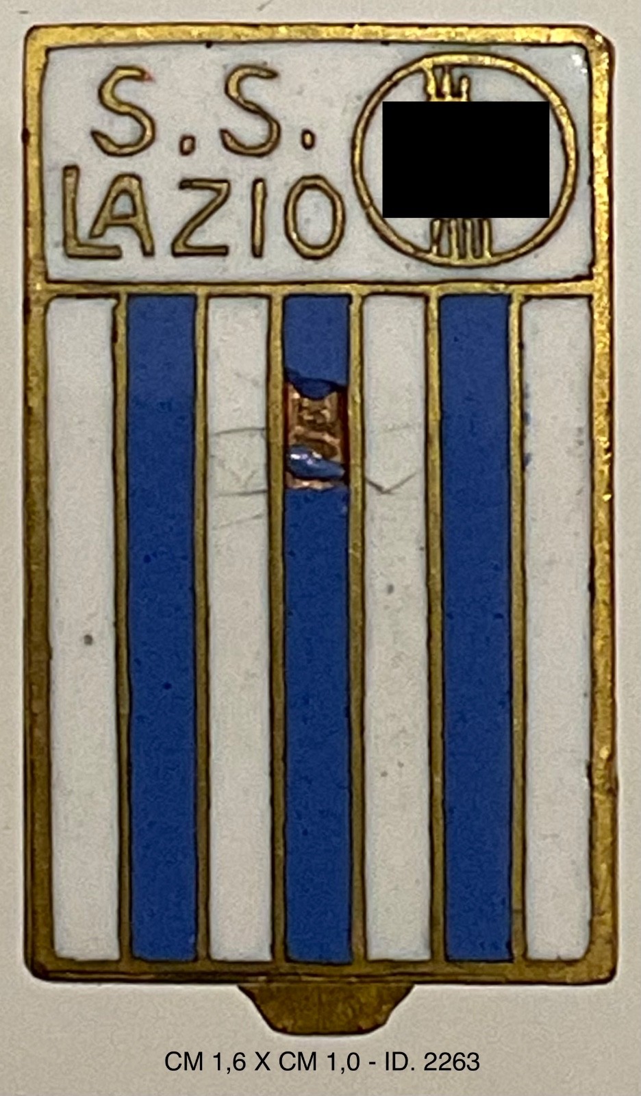 CALCIO S.S. LAZIO ROME FOOTBALL CLUB BADGE KINGDOM OF ITALY PROD. PACCAGNINI