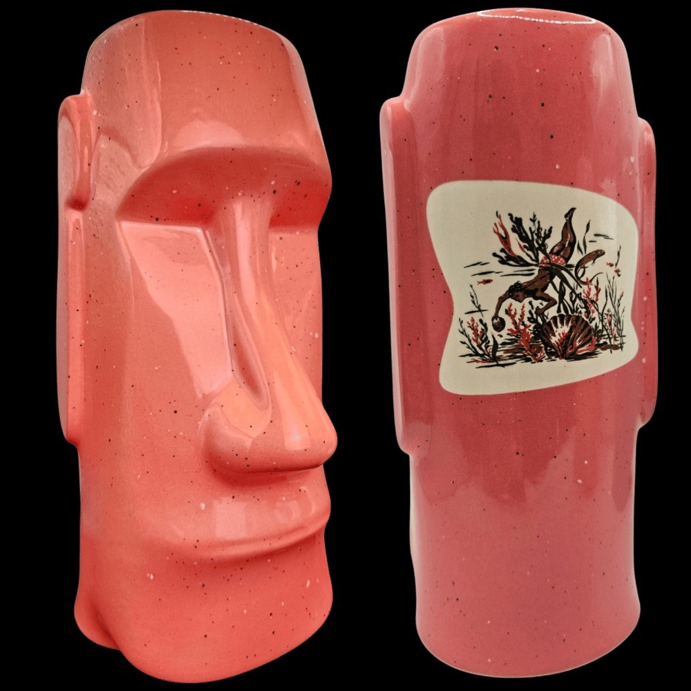Deep Sea Diver Vintage Aloha Shirt Tribute Tiki Mug Coral Katiki Kustoms