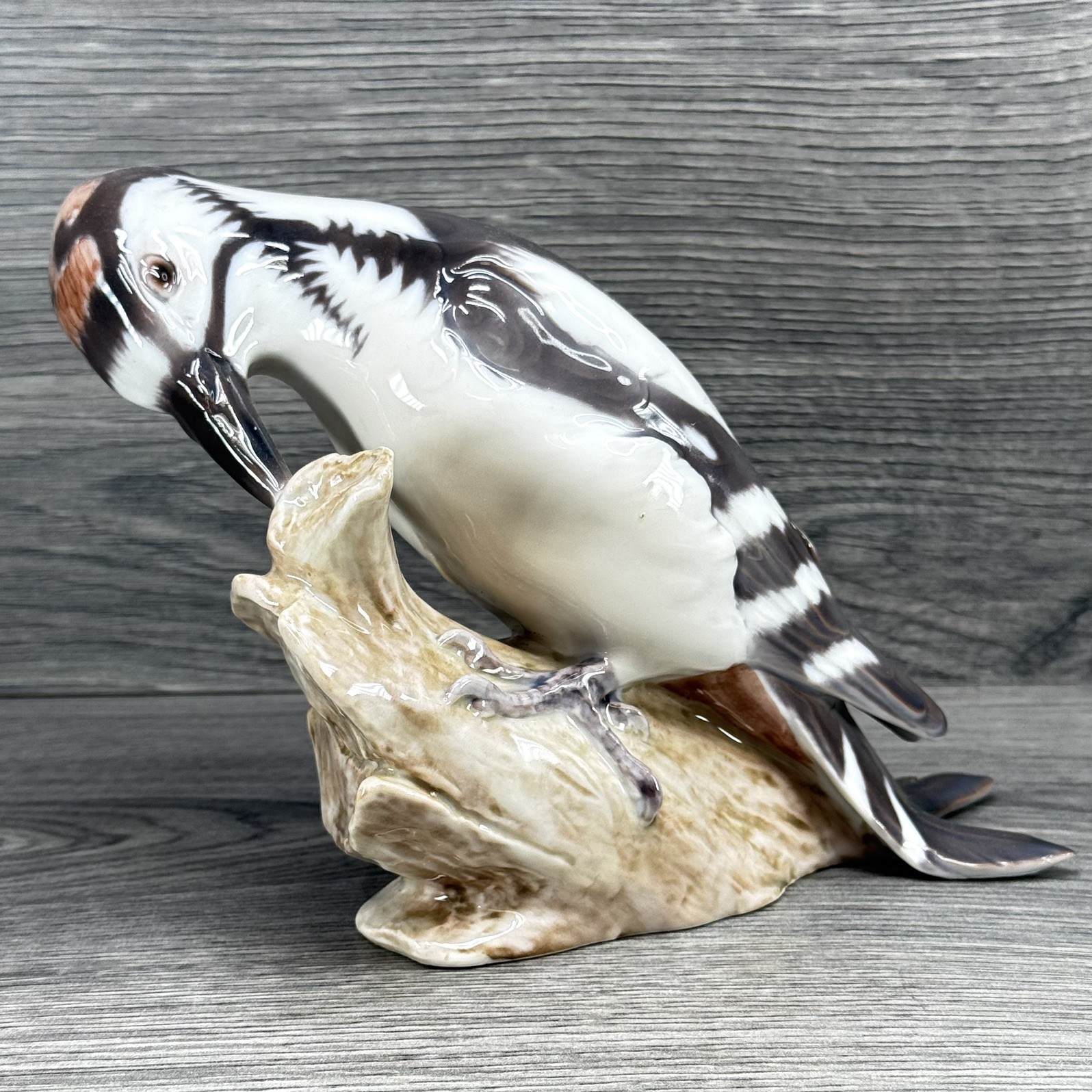 Bing & Grondahl Woodpecker Bird Porcelain Figurine #1717
