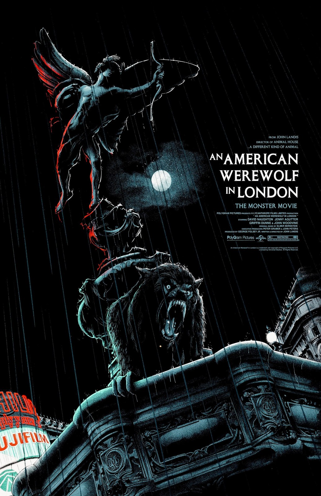 American Werewolf in London Poster Print Wall Art Movie Decor
