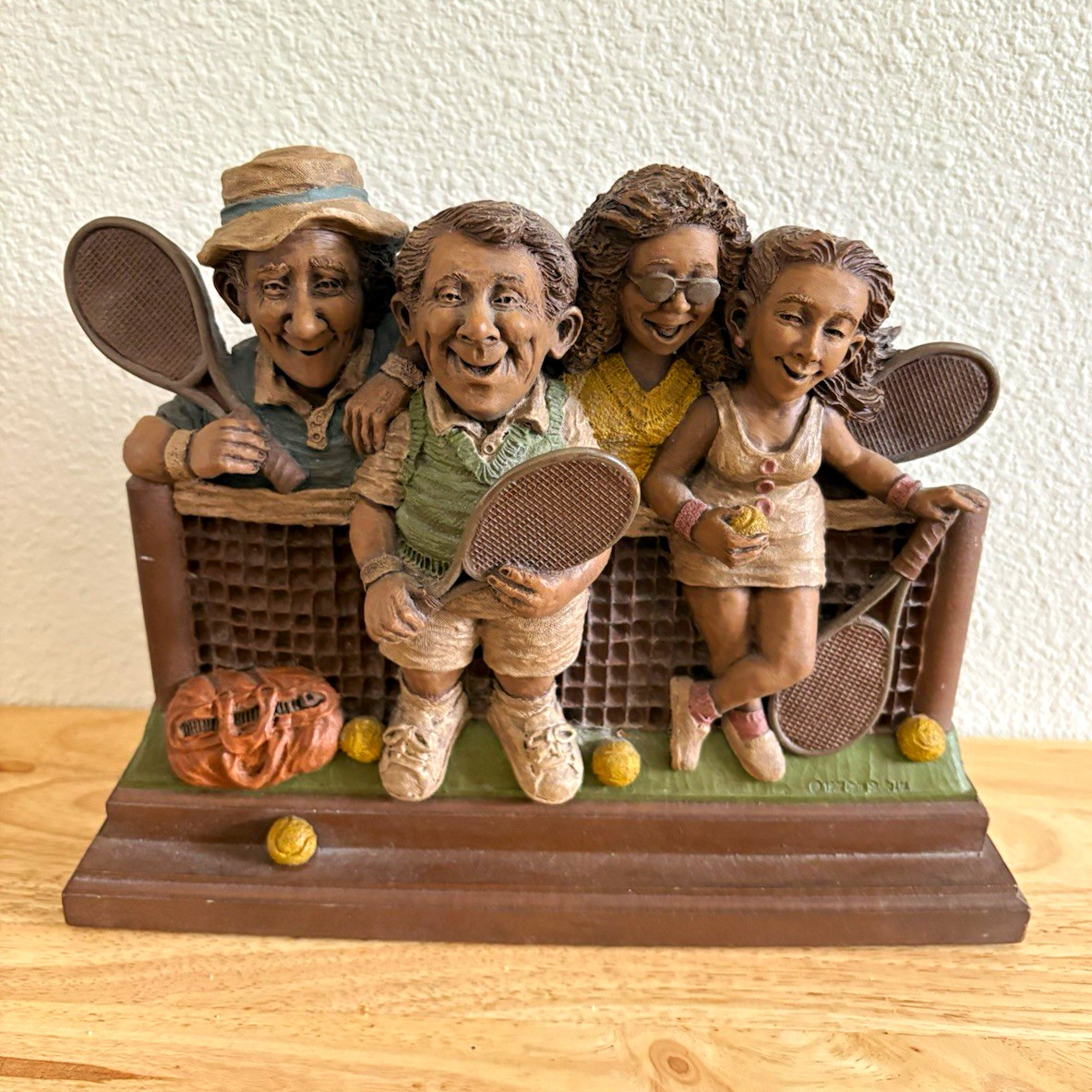 Vintage Tom Clark Mixed Doubles Figurine 1992 Cairn Studio Tennis Edition 47