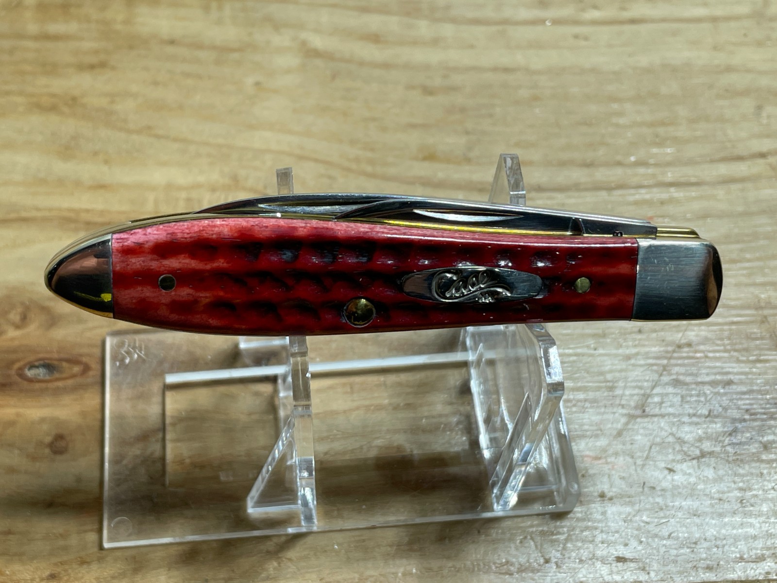 Vintage Pre-Owned Case XX TB 62028SS Teardrop Jack Old Red Pocket Knife