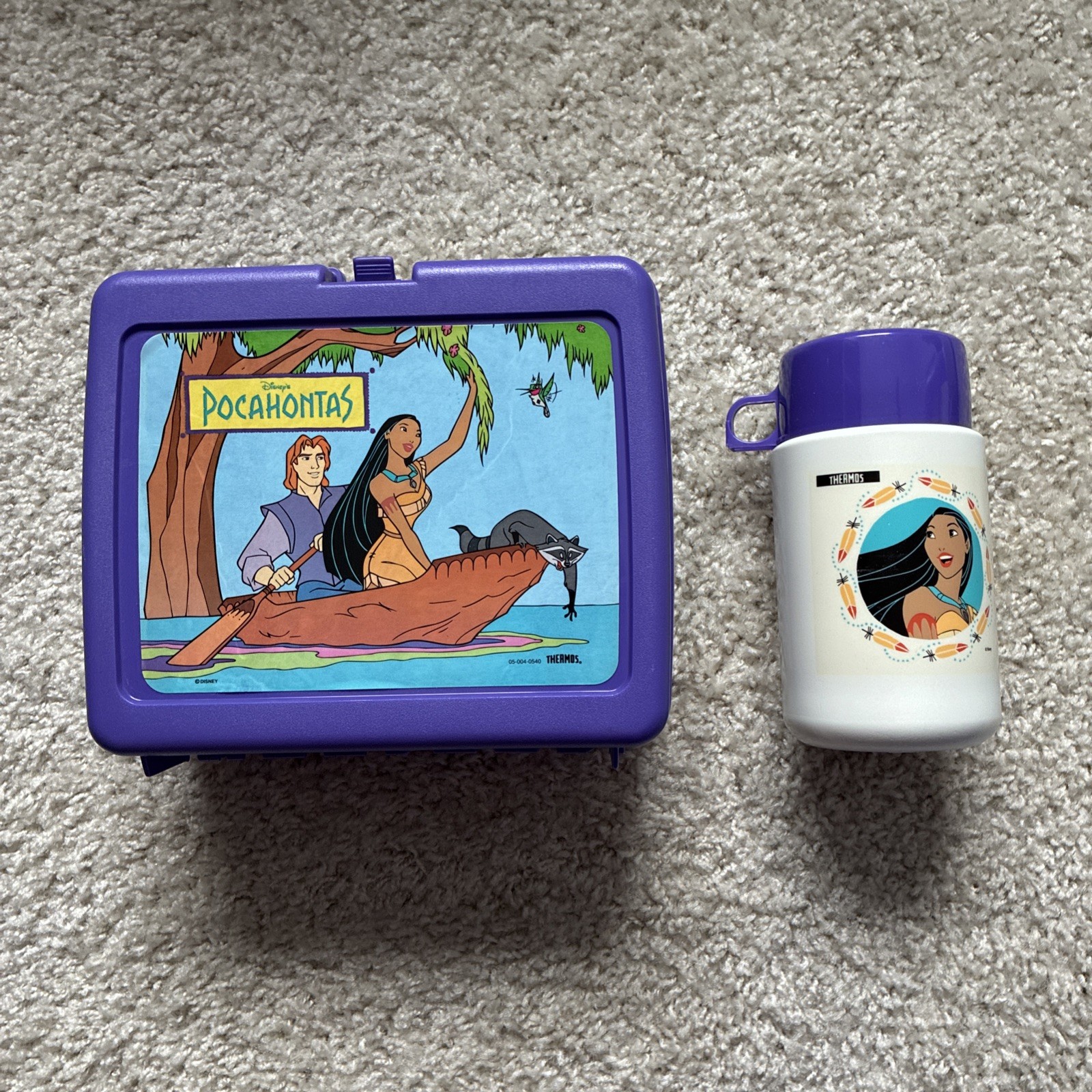 Vintage 1995 Thermos Disney's Pocahontas Lunchbox