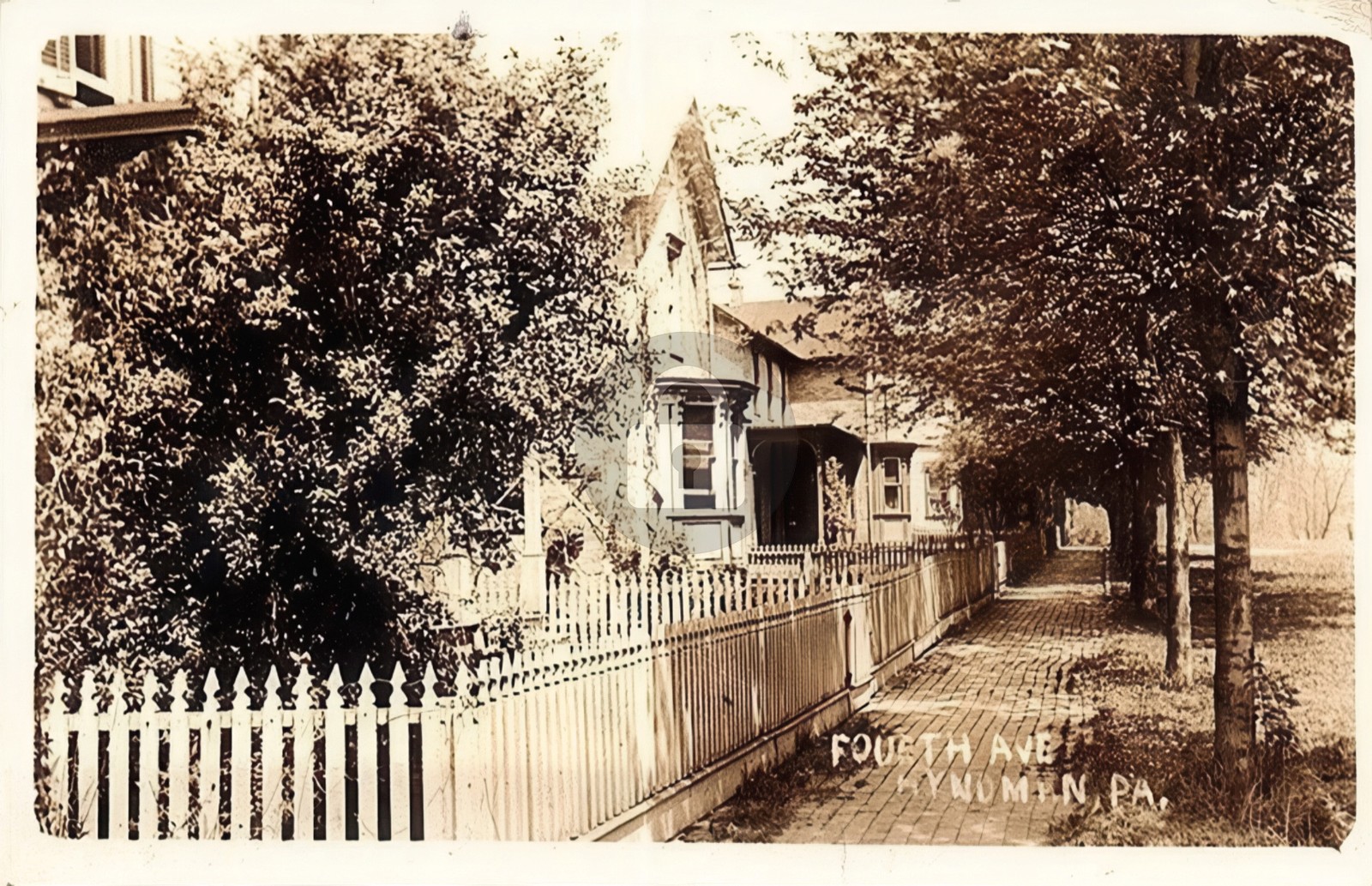 Fourth Street Hyndman PA Pennsylvania RPPC Photo Postcard COPY