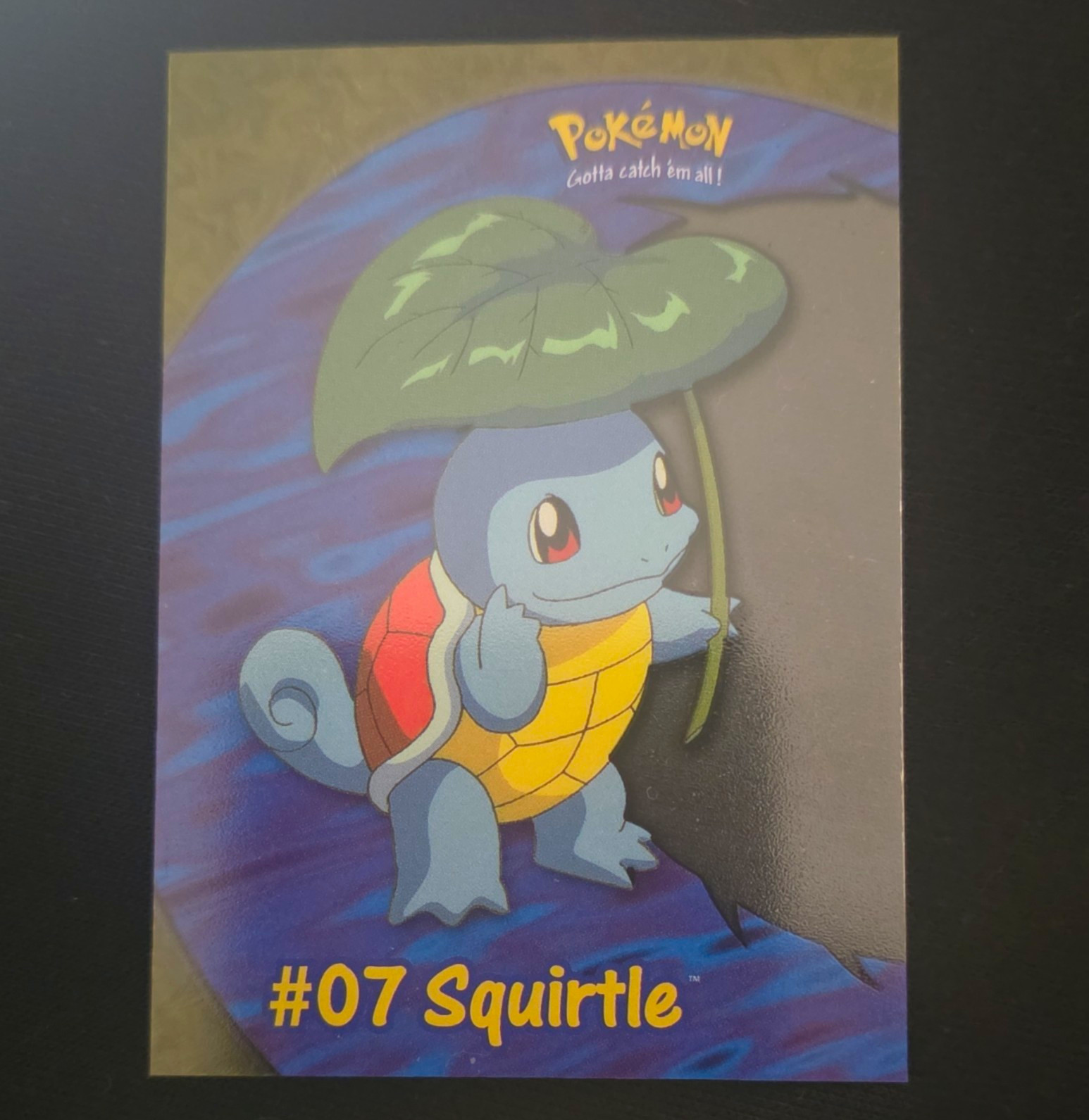 Topps Pokémon TV Animation Edition #07 Squirtle PC4 Insert Card 2000