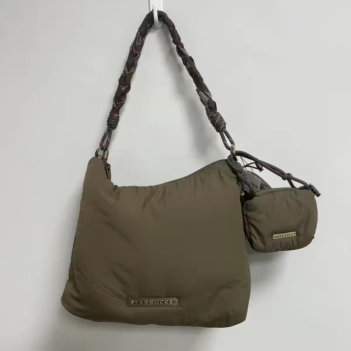 New Starbucks 2026 Coffee Charm Fresh Series Cup Crossbody Bag with Small Bag