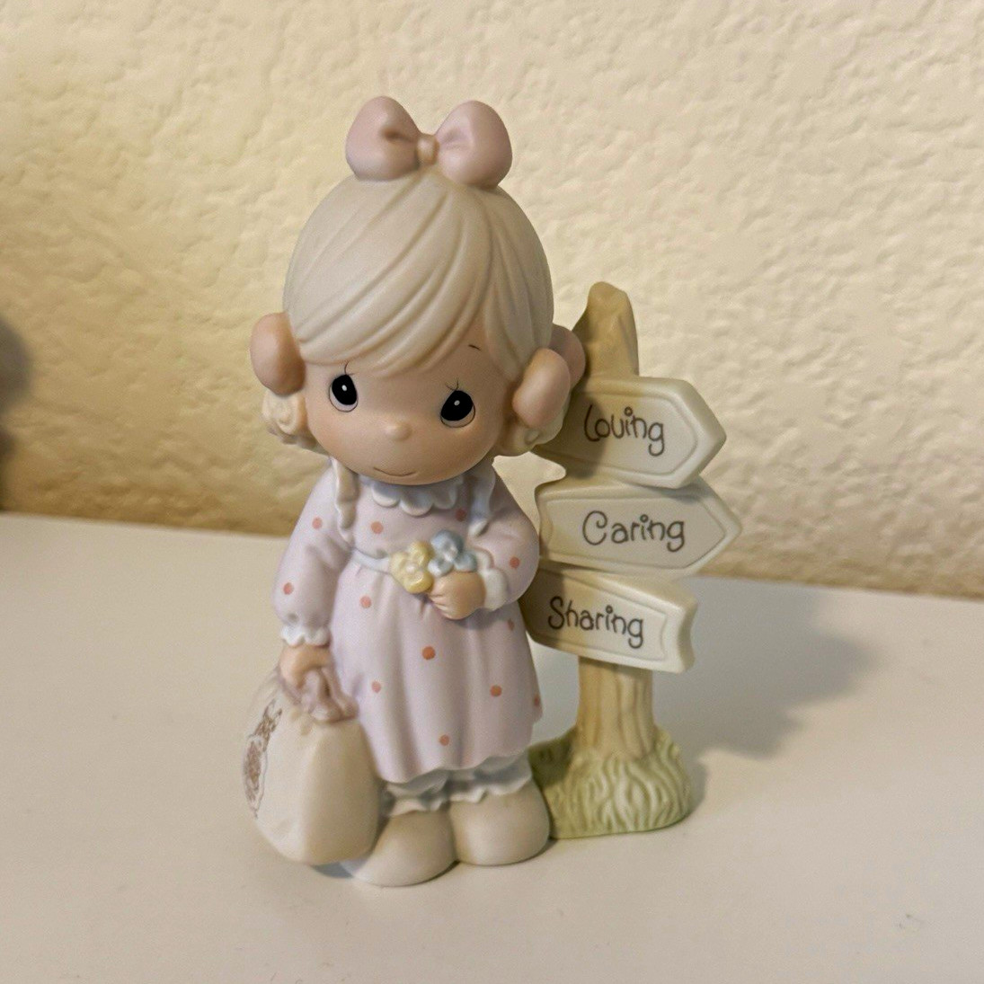 Enesco Precious Moments 1993 “Loving, Caring and Sharing Along the Way”