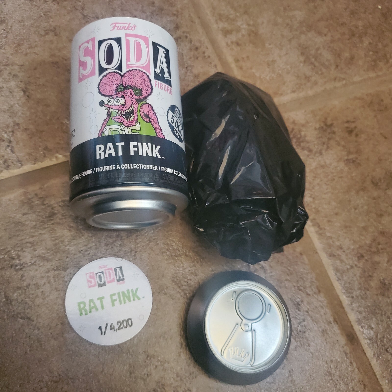 Funko Soda Neon Pink Rat Fink 1/4,200 Common