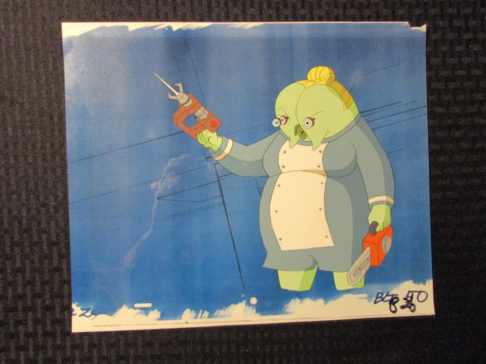 1996 CAPTAIN SIMIAN & THE SPACE MONKEYS Cartoon Animation Cel B26