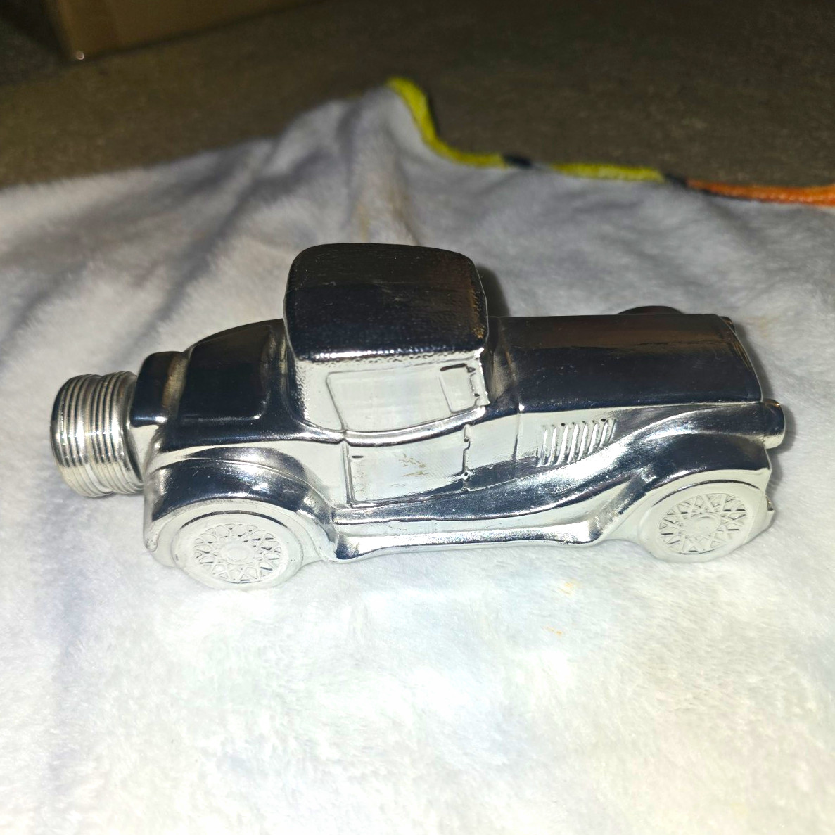 Lot Of 2 Vintage Silver Tone Car-Shaped Engraved 1978 Lot Of 2 Vintage Silver Tone Car-Shaped Engraved 1978