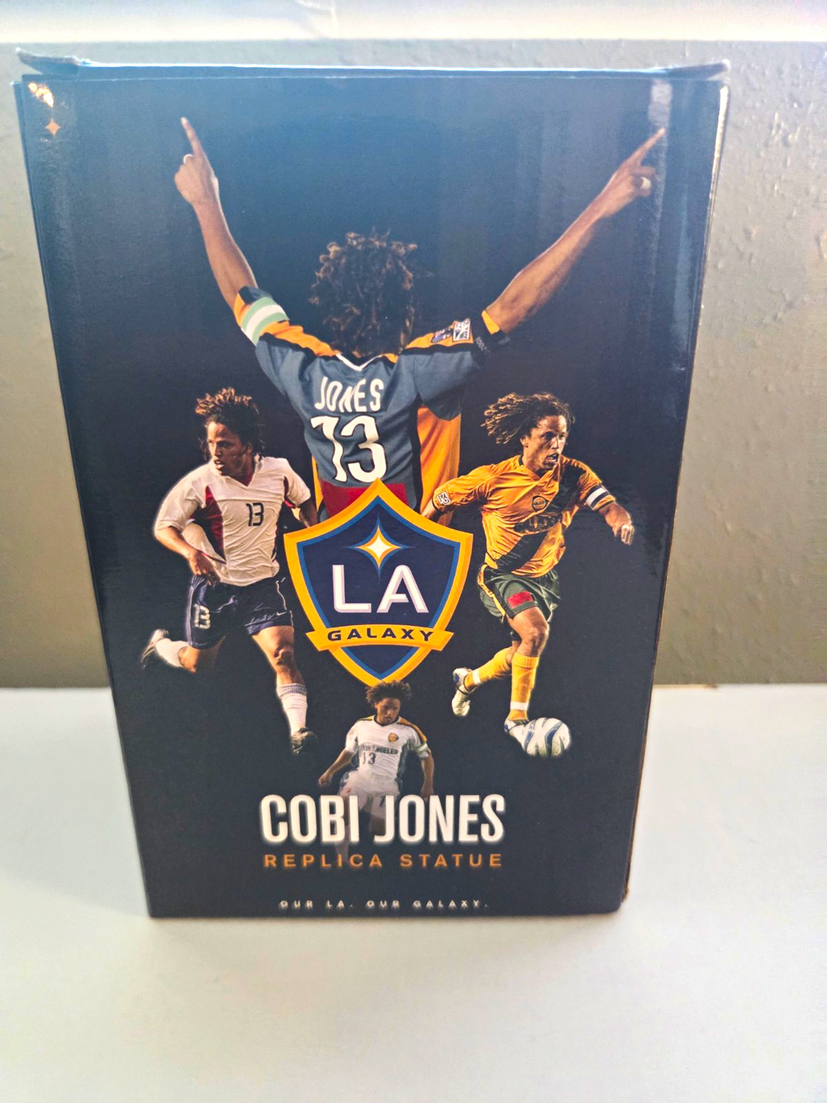 LA Galaxy Cobi Jones Replica Statue Figure Boxed Plastic Soccer Exclusive