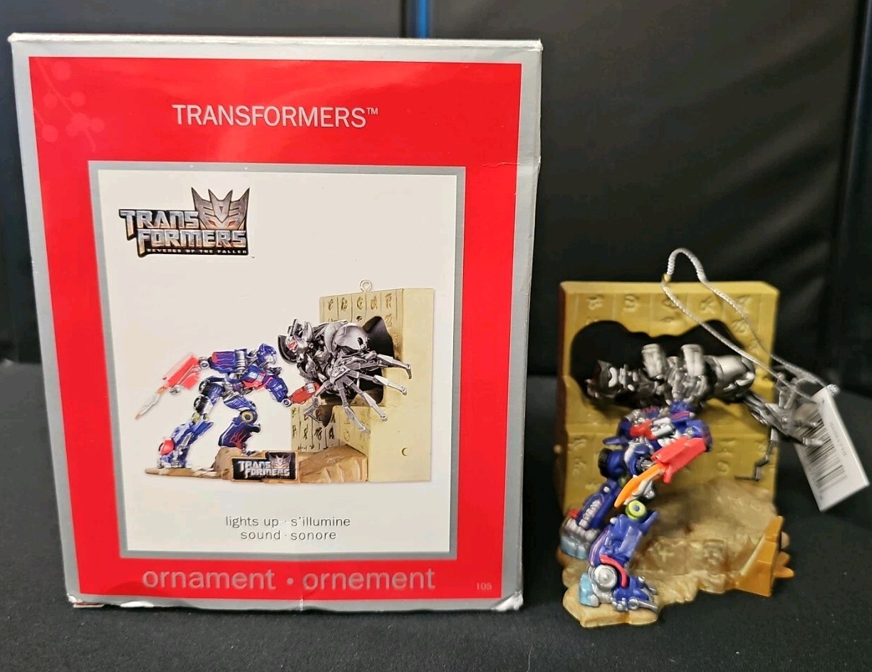 Transformers Ornament ~ American Greetings Heirloom 2010 Light and Sound NEW 