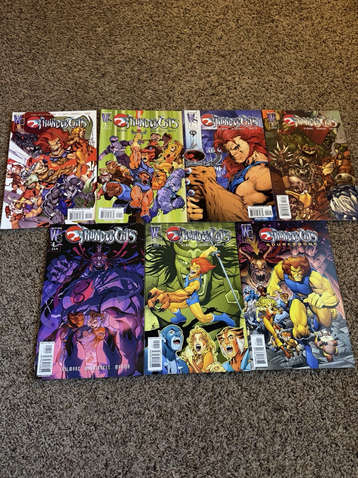 ThunderCats #0-5 Complete Series + Sourcebook #1 WildStorm 2002 7 Book Lot