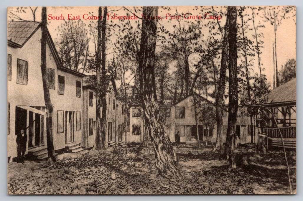 Smith\'s Station PA Penn Grove Camp Tabernacle Square Postcard