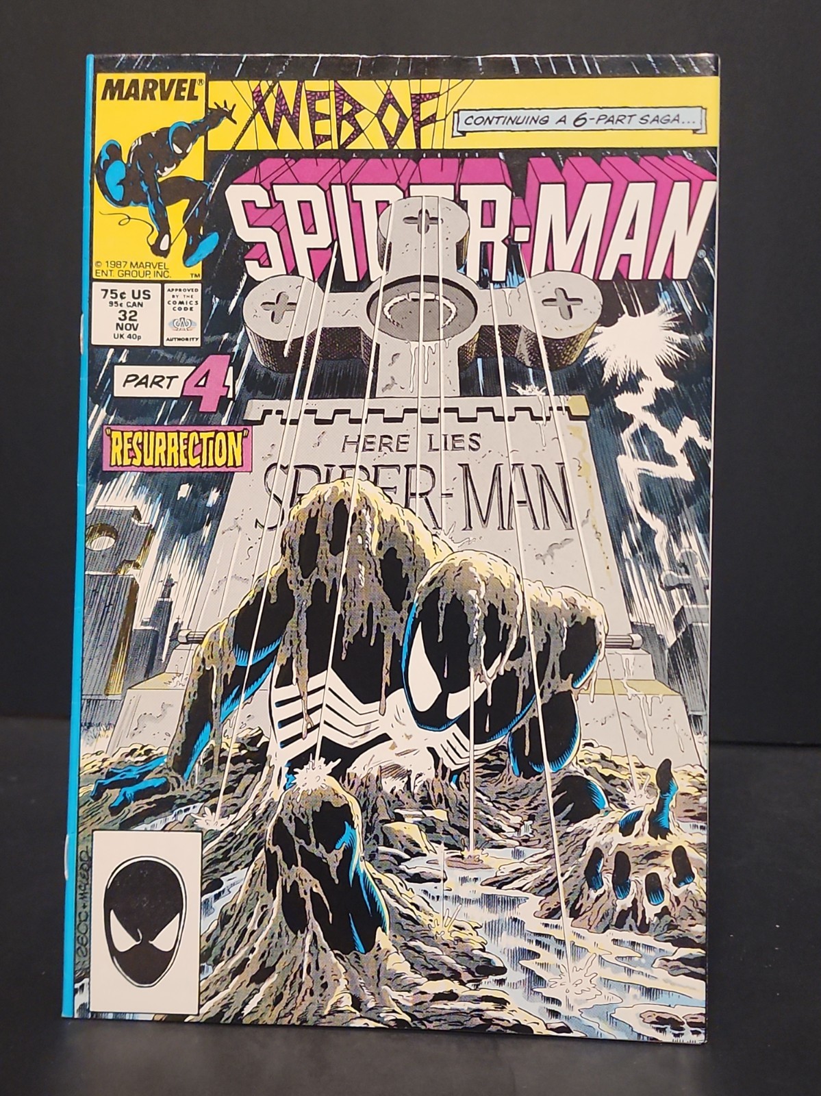 Web of Spider-Man #32 (Marvel Comics November 1987) Great Good To slab
