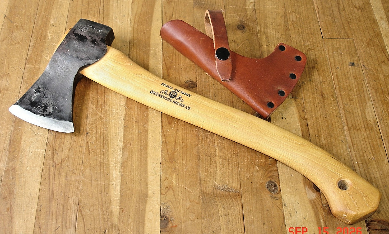 SUPERB GBA GRANSFORS BRUK SMALL CAMP HATCHET AXE TOOL 1 POUND MADE IN SWEDEN