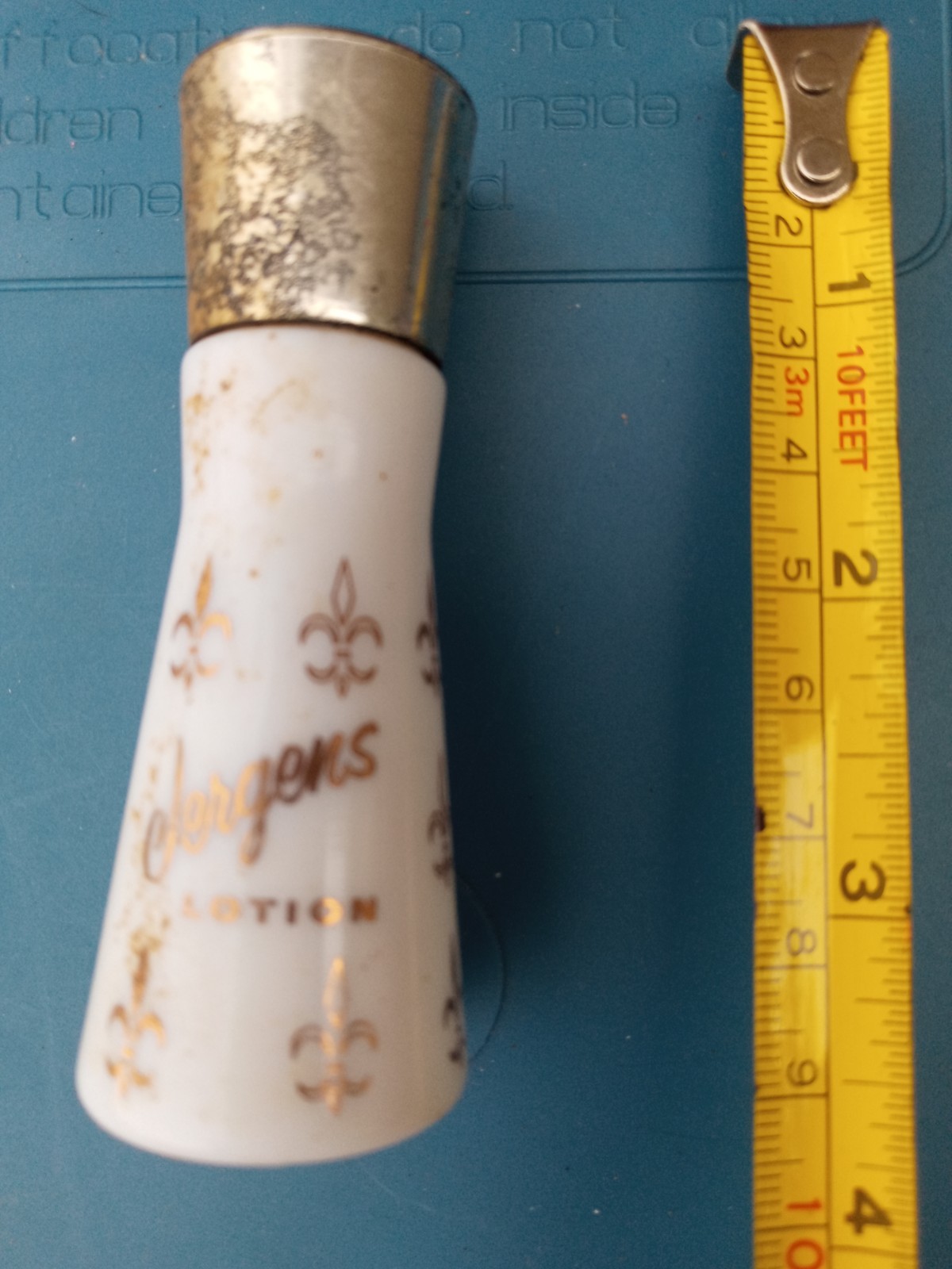 vintage empty jergens lotion bottle
