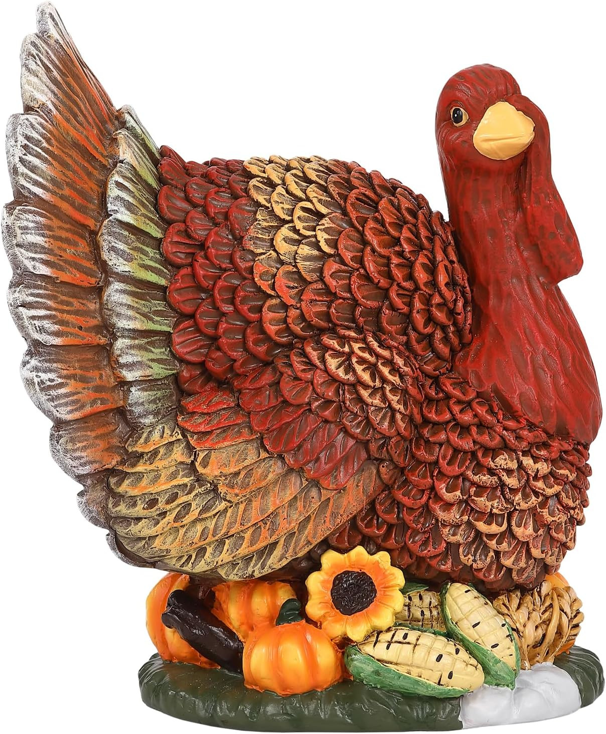 Thanksgiving Turkey Decorations, Resin Turkey Figurine