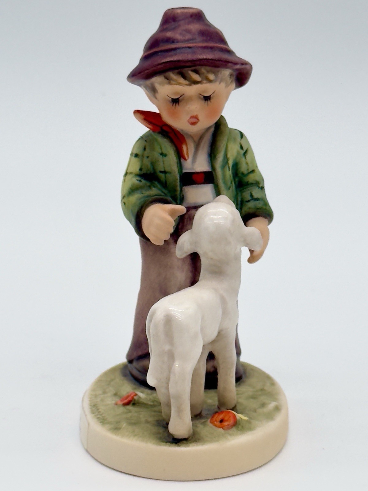Stunning Vintage 1989 West Germany Goebel Hummel The Shepherd Boy Figurine