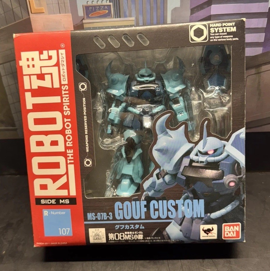 SIDE MS Mobile Suit Gundam Gouf Custom Robot Spirits Action Figure BANDAI JAPAN