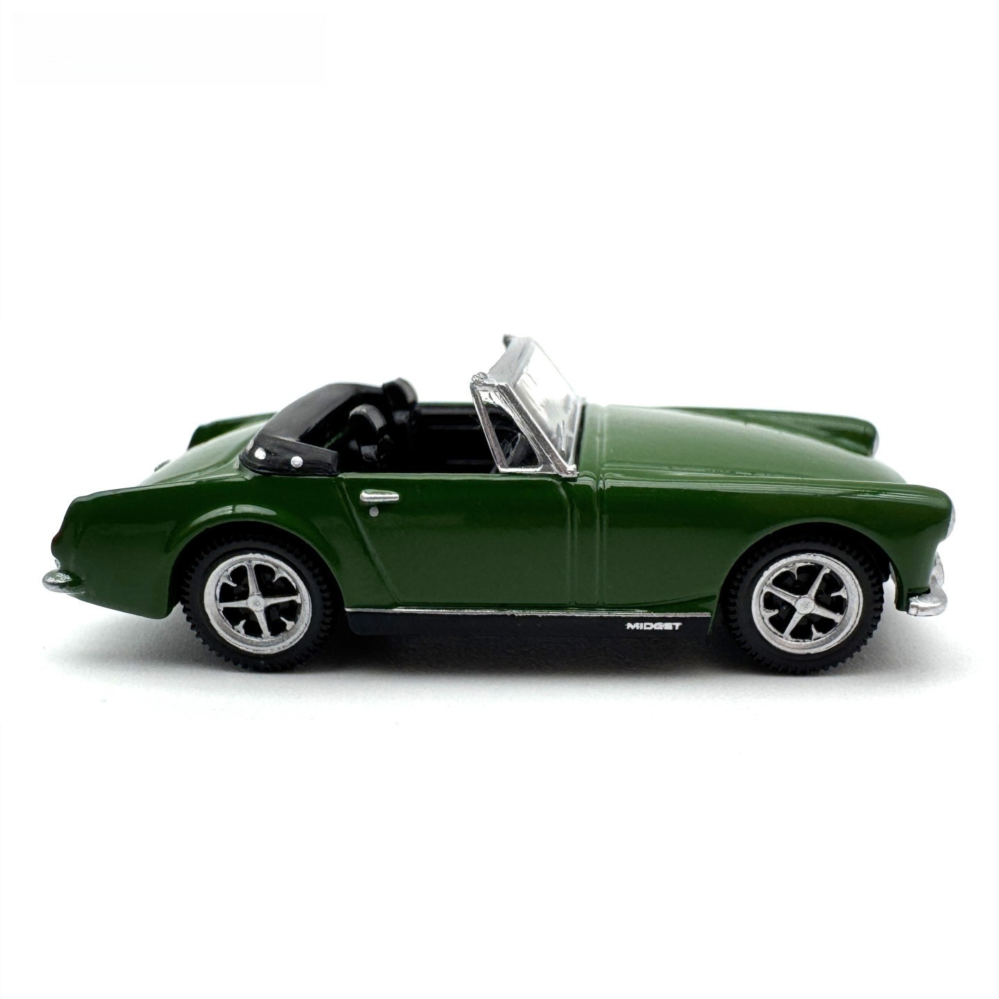 1:76 MG Midget MkIII Diecast Model - British Racing Green Alloy Collectible