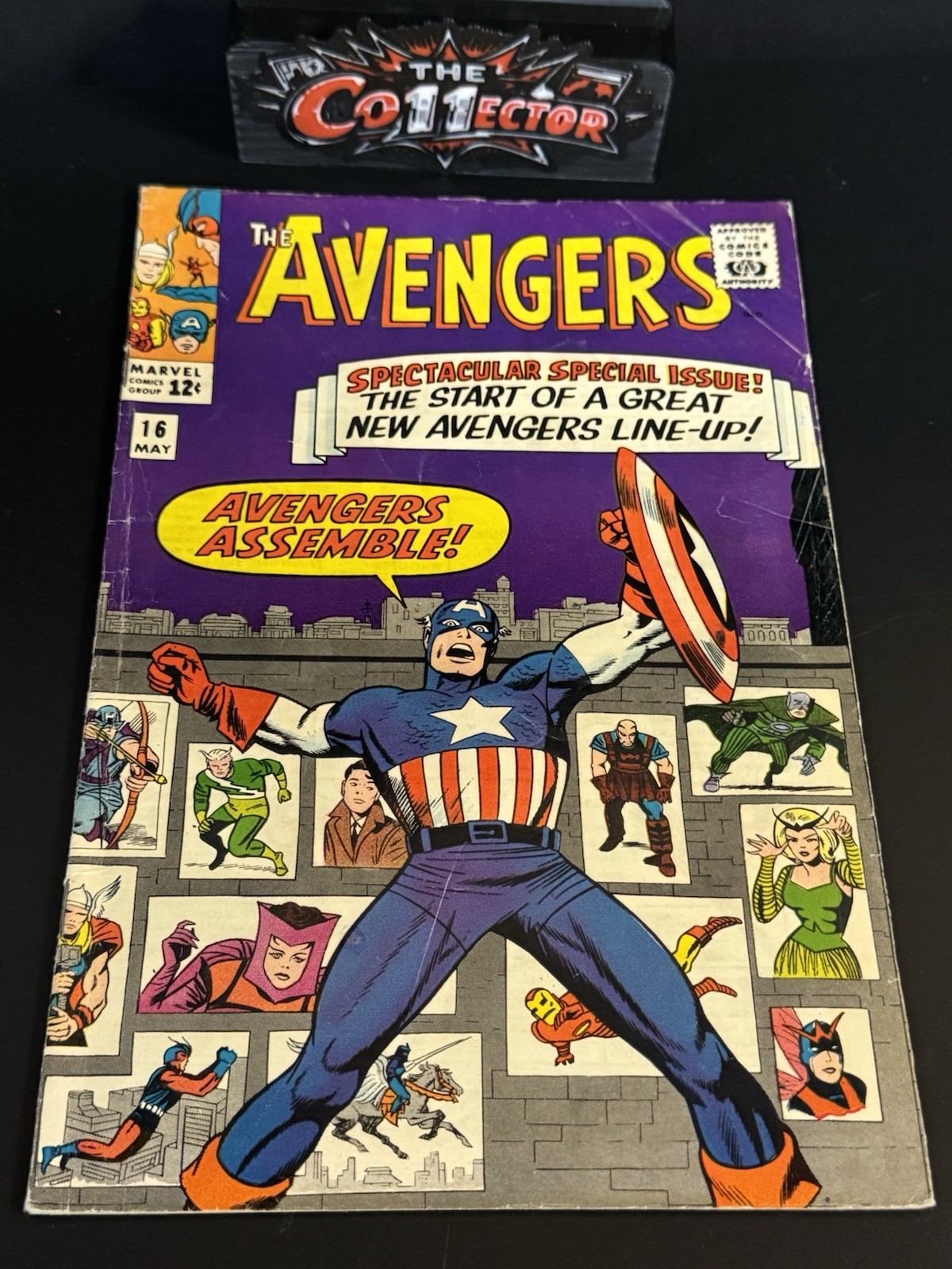 Avengers #16 VG Marvel 1965, 3rd Kang Scarlet Witch Hawkeye Quicksilver Join