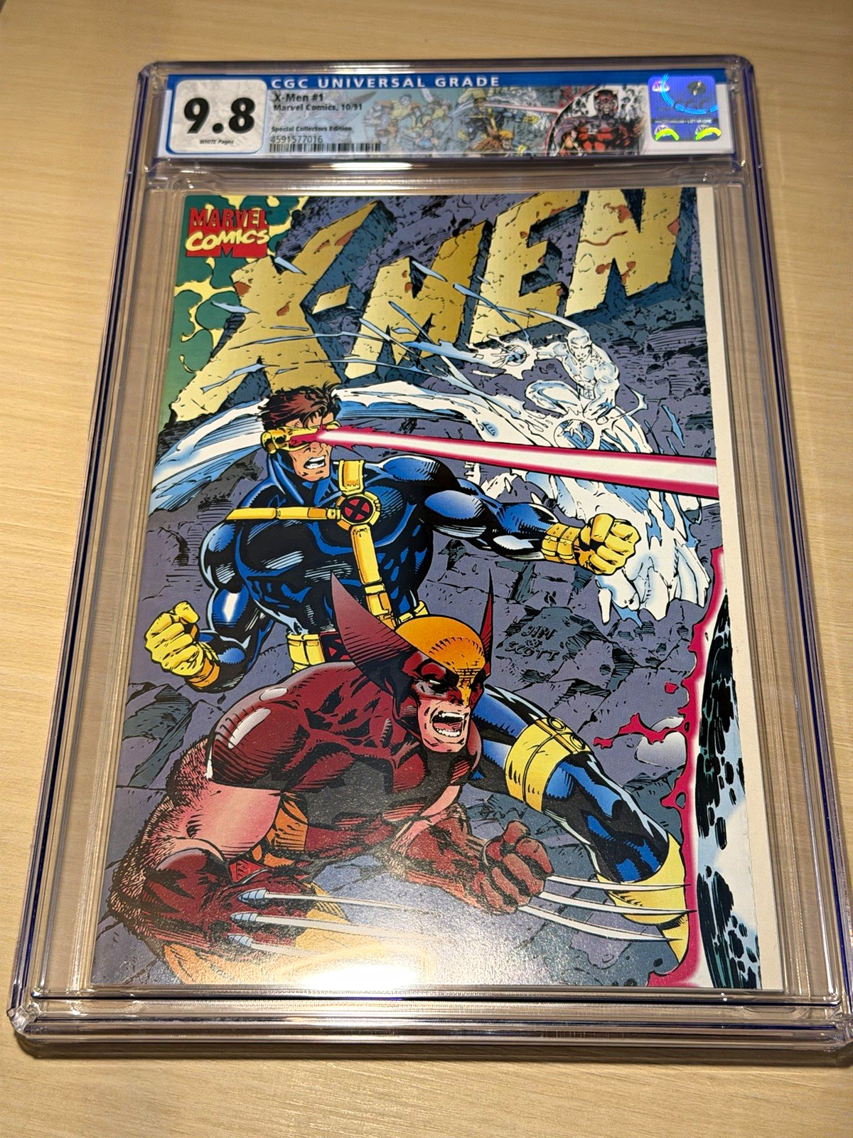 FREE SHIPPING Marvel X-Men #1 (1991) CGC 9.8 CUSTOM LABEL by Jim Lee