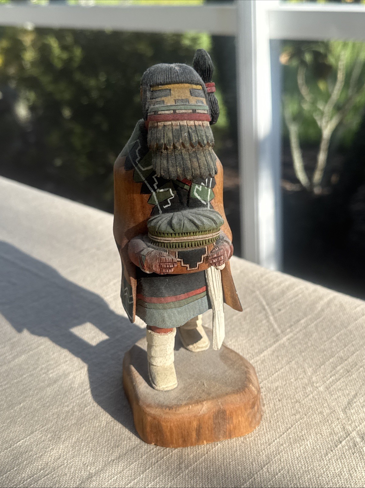 Vintage Original Joseph M. Torivio Jr. Signed Hopi Ahol Mana Kachina