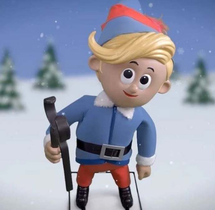3 FT ANIMATED HERMEY THE DENTIST ELF FROM RUDOLPH OUTDOOR YARD DECOR