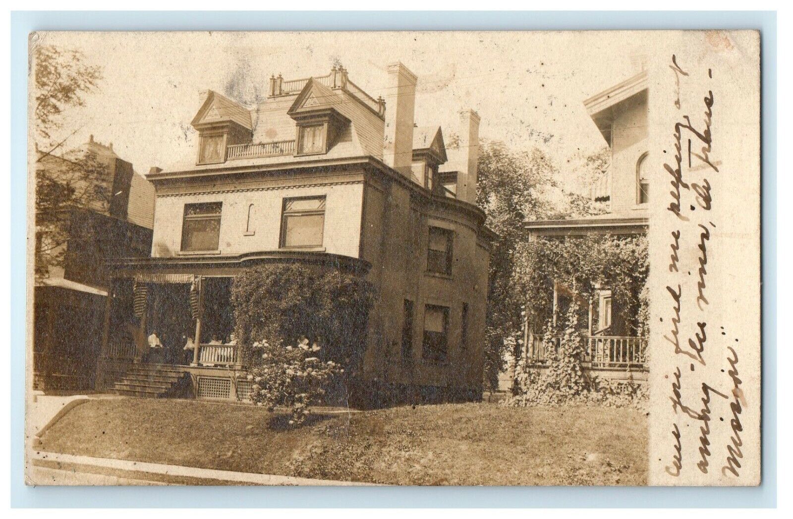 c1910\'s House View Wilkinsburg Pennsylvania PA RPPC Photo Antique Postcard
