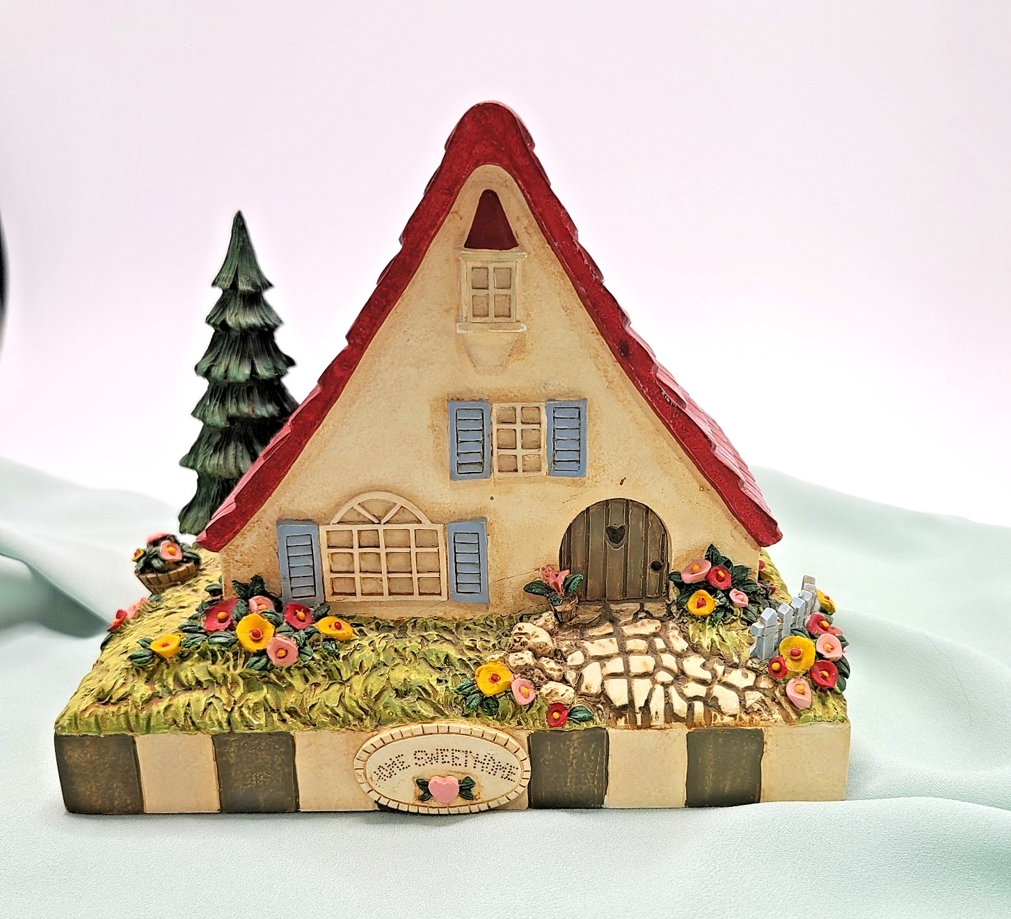 Mary Engelbreit ME INK 1997 Charpente Home Sweet Home Cottage Bank Vintage