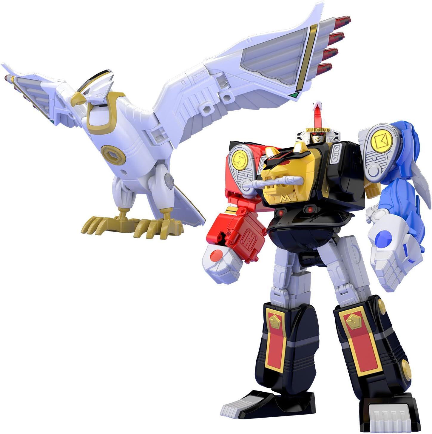 Bandai SMP Super MiniPla Ninja Megazord & Falconzord Kakuranger Taishogun USA