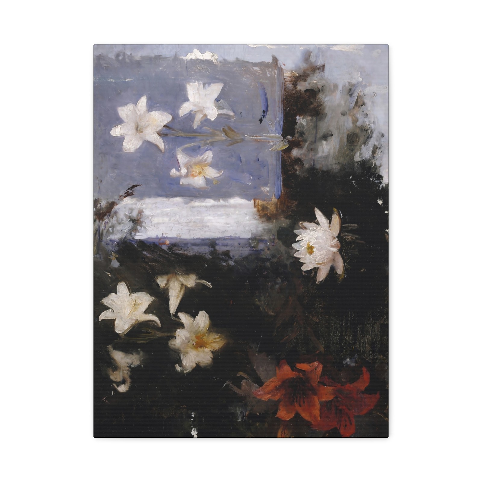 Abbott Handerson Thayer - Flower Studies - ca. 1886 - Canvas Wall Art