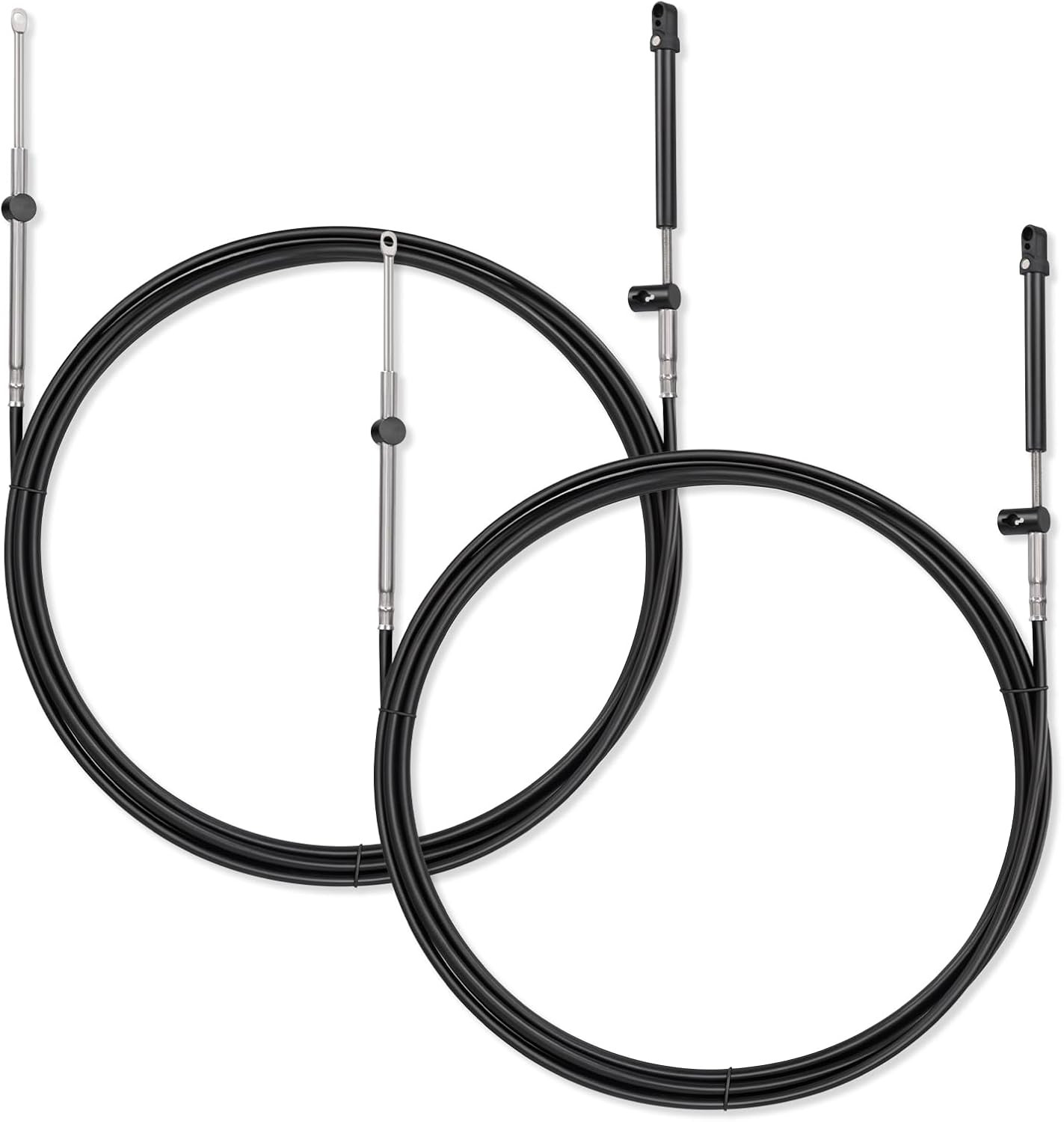 2Pcs Gen1/Gen2 Boat Throttle and Shift Cables for Mercury Outboard Engine
