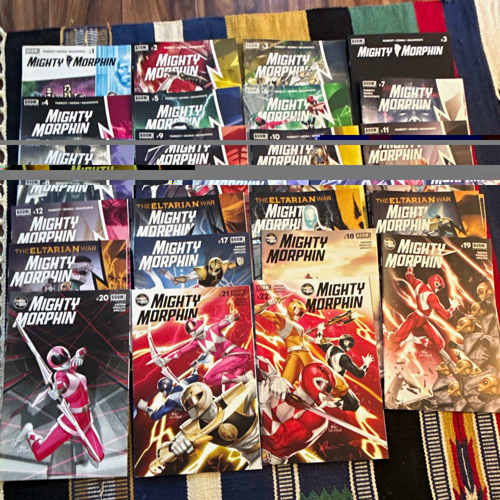 BOOM Studios Power Rangers #1 - #22 LOT of 22 comics in NM condition