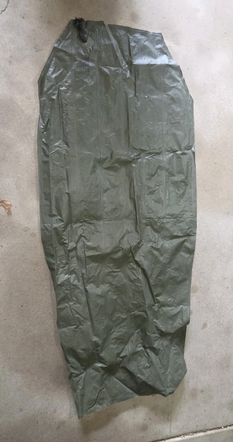 Vintage 1967 Vietnam War US Army Military Pneumatic air Blow Up Mattress Used
