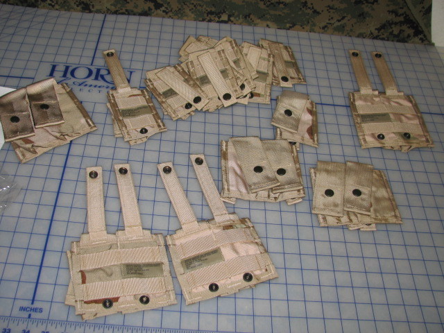*US military MOLLE grenadier set 16 DCU bianco desert tan camo NEW GI army 40mm