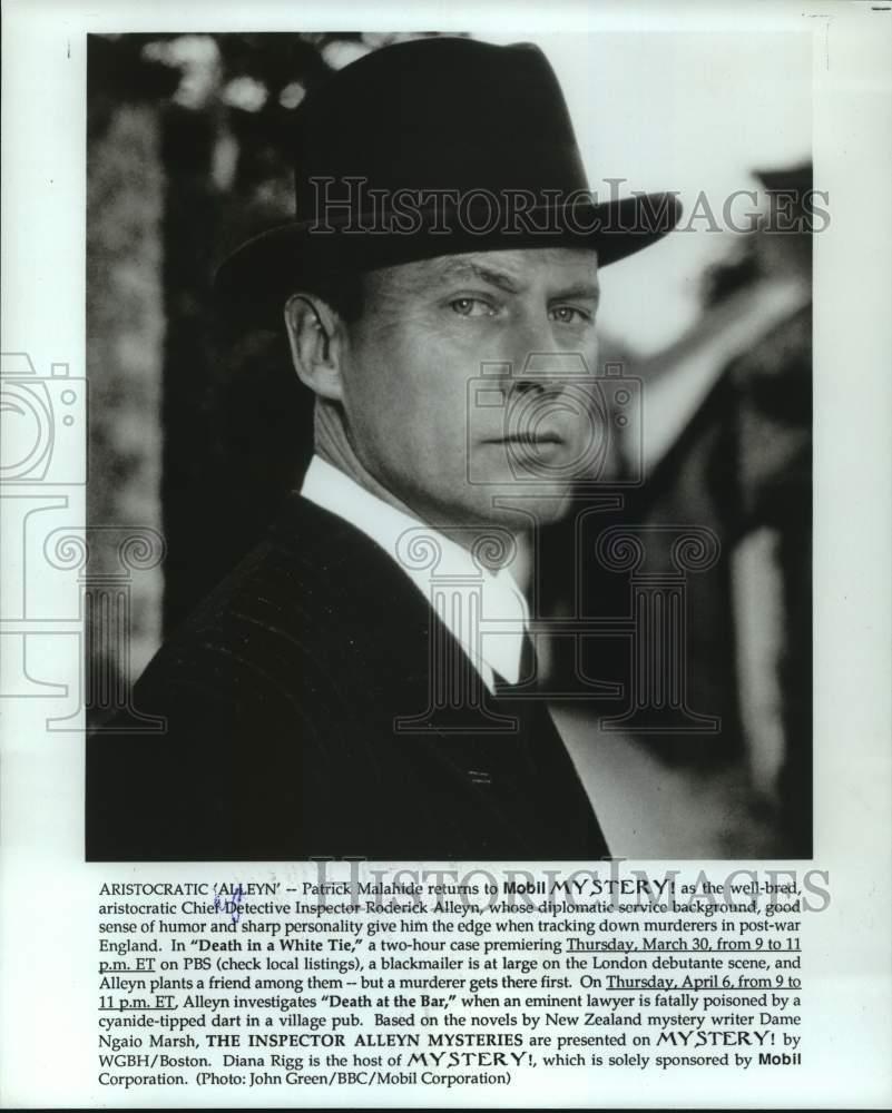 Press Photo Patrick Malahide in Mystery on PBS - lrp15691