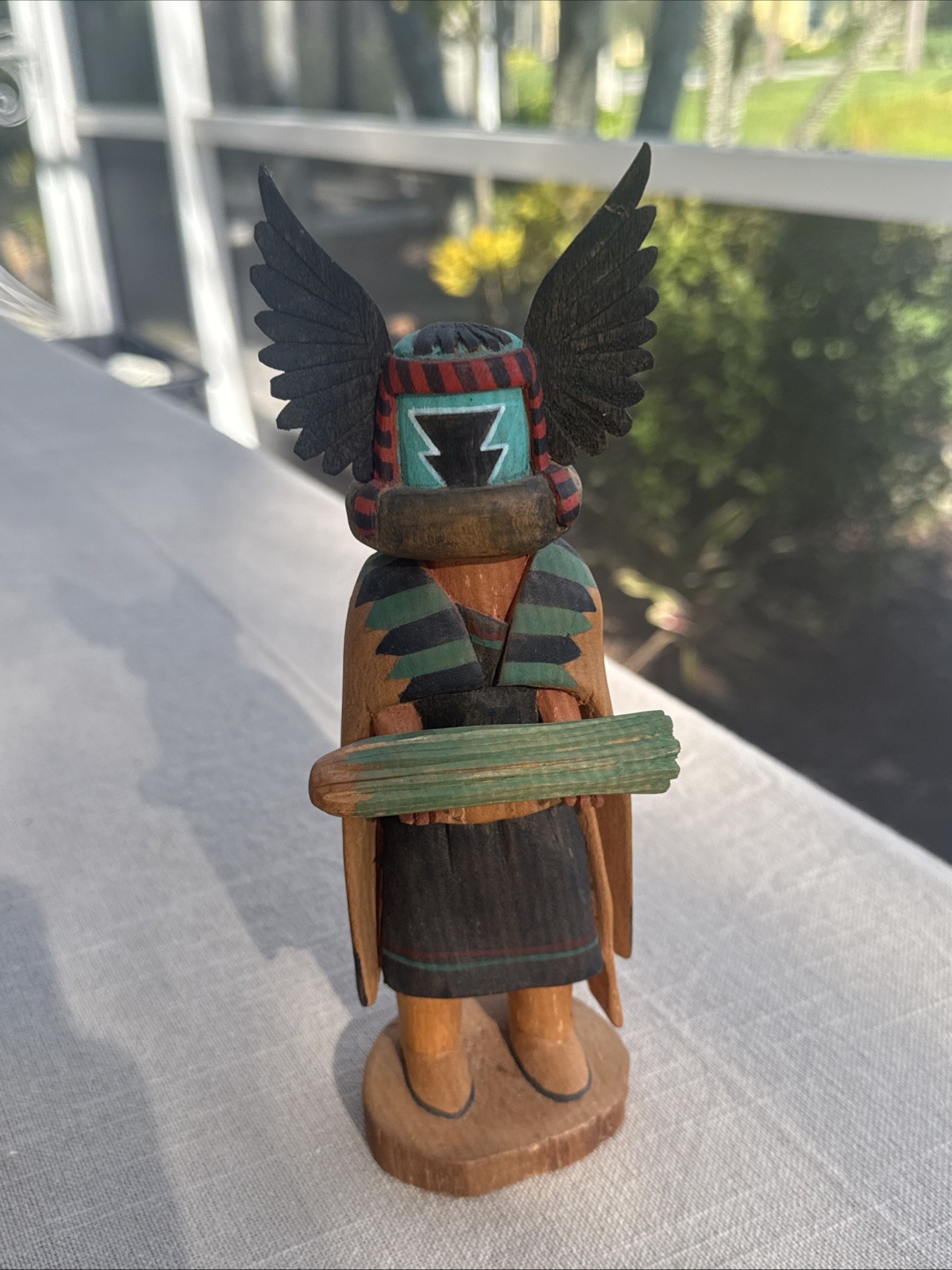Vintage 1982 Ray Sumatzkuku Hopi Dancer Native American Painting